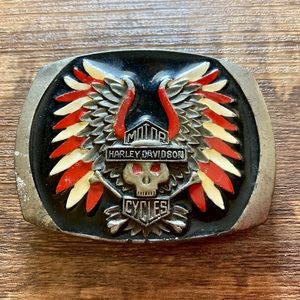Vintage Harley Davidson Belt Buckle